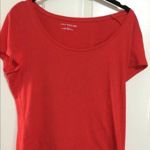 Red Ann Taylor Tee, Buy One, Get One Sale!